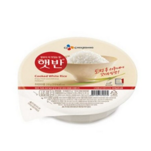 햇반 백미밥, 210g, 36개