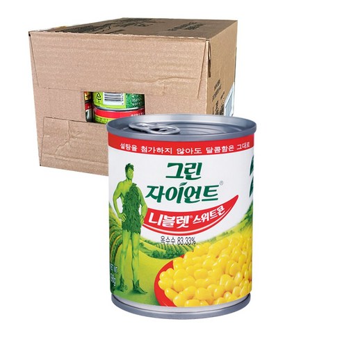 그린자이언트 니블렛 스위트콘, 195g, 24개