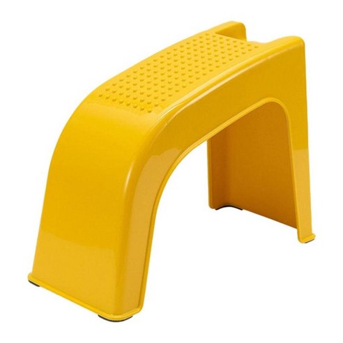 샤워 발 받침대 다기능 보관 샤워 발 의자 십대 용, 노란색, 38x28x16.5cm, 플라스틱