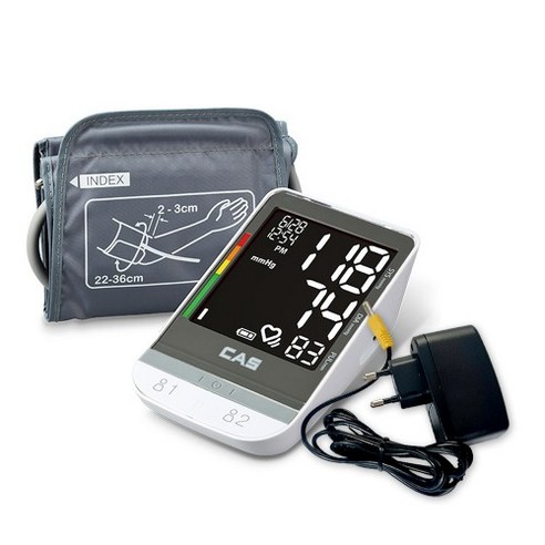 카스 자동 전자 혈압계 MD-2540 + 어댑터 혈압측정 팔뚝형 혈압계, 1세트