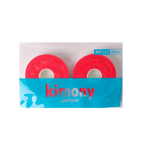 키모니 대용량 대회용 선물용 30P 롤 오버그립 테이프, 레드, 30개
