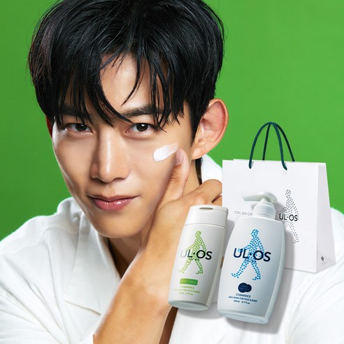 우르오스 스킨바디워시 대용량 500ml+스킨밀크 200ml + 쇼핑백 증정, 1개