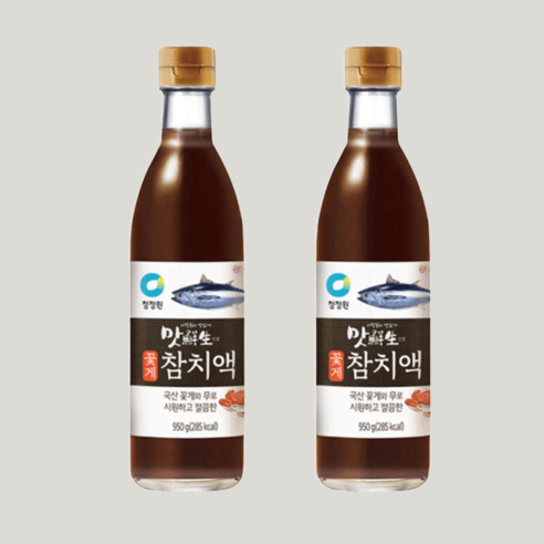 (1+1) 맛선생 꽃게 참치액 950g, 2개