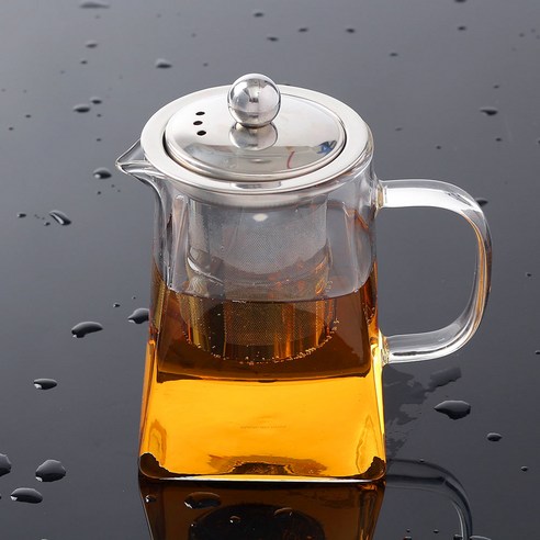 로하티 그라시아 내열유리 차포트: 사각 차우리기의 스타일리시한 보관 솔루션