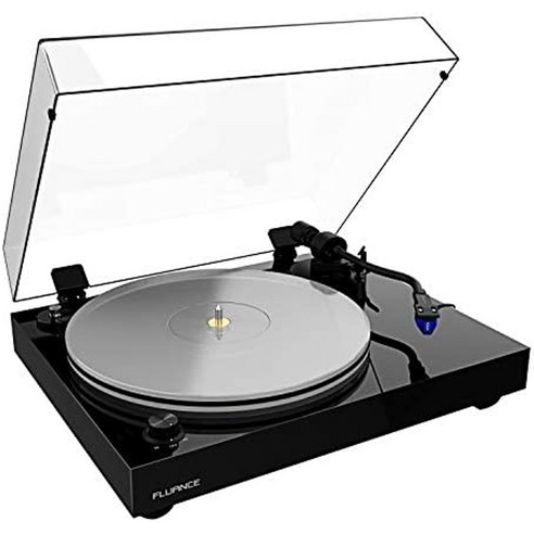 LP ortofon 2m 파란색 카트리지 아크릴 플래터 속도 제어 해외 브랜드 턴테이블, 피아노 블랙
