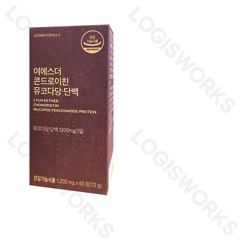 [정품100%] 여에스더 콘드로이친 뮤코다당단백 1200mg 60정