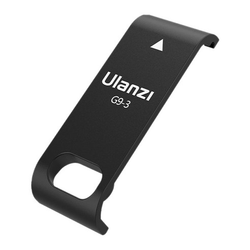 AFBEST GoPro 9 배터리 도어용 Ulanzi 커버 Hero 블랙 충전식 뚜껑 액션 카메라 액세서리, 검정