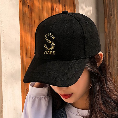 K1-M952A 야구모 한국판 자수 오리털 모자 패셔니스타 학생 모자 남녀 처마 겨울 모자