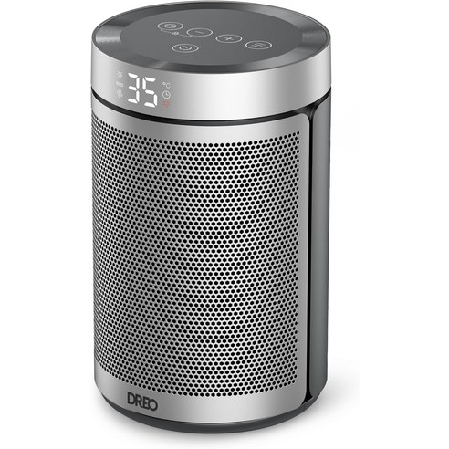 Dreo 드레오 Atom 316 팬히터 1500W 골드, 1개, 실버, 무선랜