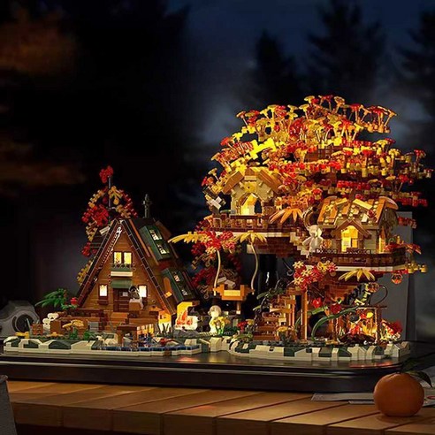 눈 덮인 오두막에서 펼쳐지는 창의적인 상상, 펀홀 호한블럭