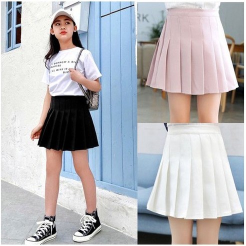 [OKㅣ강추] 여아 주름스커트 초등학생 속바지치마 스쿨룩 리틀프랑 [OKNOWㅣ추천상품]