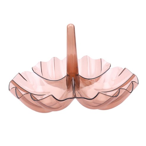 단일 계층 디저트 랙 과일 접시 플라스틱 케이크 디저트 과일 캔디 뷔페 서빙 트레이 식품 디스플레이 스탠드 P, {"수건소재":"플라스틱"}, 커피