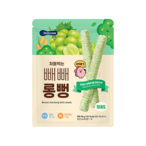 베베쿡 처음먹는 빼빼롱뻥, 자색고구마, 30g, 2개 분유/어린이식품 베베쿡 처음먹는 빼빼롱뻥, 자색고구마, 30g, 2개 분유/어린이식품