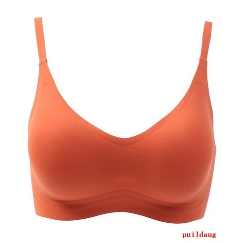브래지어 원활한 속옷 여성용 스틸 링 상단 조정 브래지어에 모여