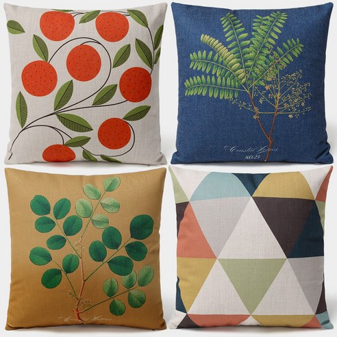 쿠션 하나로 완성하는 싱그러운 북유럽 감성