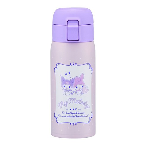 스케이터 스테인리스 원터치 보틀, 1개, 마이멜로디, 350ml