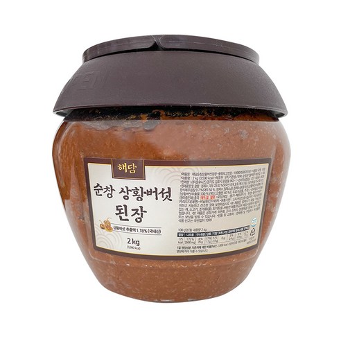 해담 순창 상황버섯 된장, 1kg, 1개