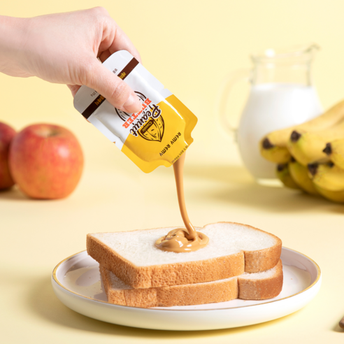 아침을 즐겁게, 건강을 간편하게! 레미레미 짜먹는 땅콩버터