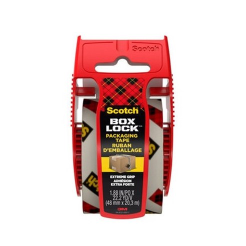 3M 스카치 박스락 포장용 테이프 #195 48mm x 20m, 투명, 36개