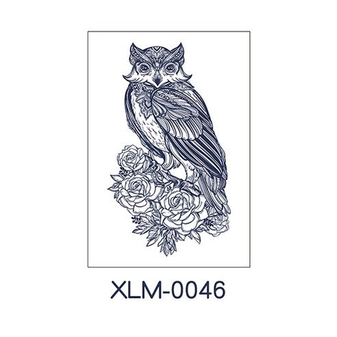 다이나토리 반영구 리얼 헤나 타투스티커 2장, XLM-0046, 2개
