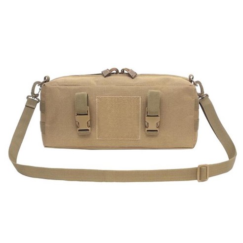 방수 대형 MOLLE 유틸리티 파우치 허리 가방 야외 사냥, 36x15x10cm, 옥스포드 헝겊, 카키