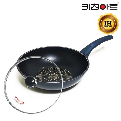 키친아트 까사 티타늄 인덕션 궁중팬 + 커버 세트, 1세트, 26cm