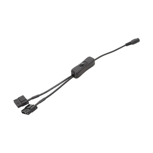 32cm DC5521 ~ 4Pin 용 Molex PC 팬 전원 어댑터 케이블 동시 PC 팬, 1 ~ 2