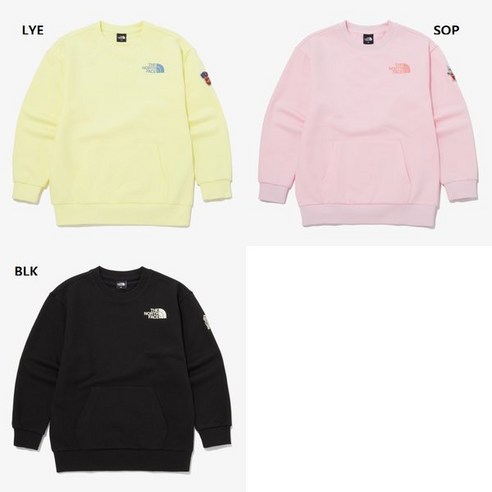 노스페이스키즈 NM5MP52 키즈 애니 랜드 스웻셔츠 KS ANI-LAND SWEATSHIRTS 502695