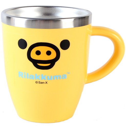 아침부터 힐링 충전! 리락쿠마 스텐 머그컵과 함께하는 나만의 작은 행복 키이로이토리