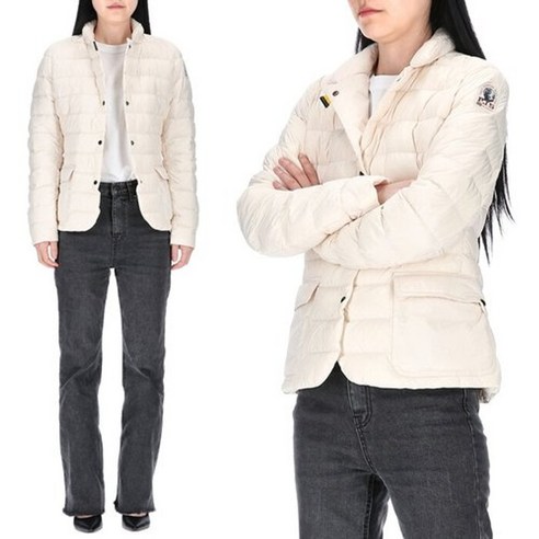 파라점퍼스 [명품]파라점퍼스 엘리제 로고패치 PWPUSL38 775 경량 다운 패딩 자켓 PWPUSL38775