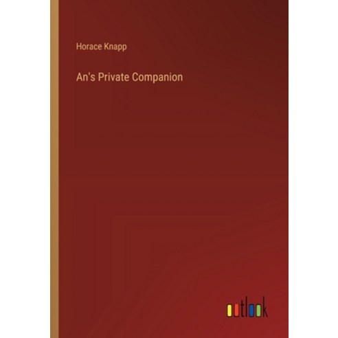 (영문도서) An''s Private Companion Paperback, Outlook Verlag, English, 9783368178222