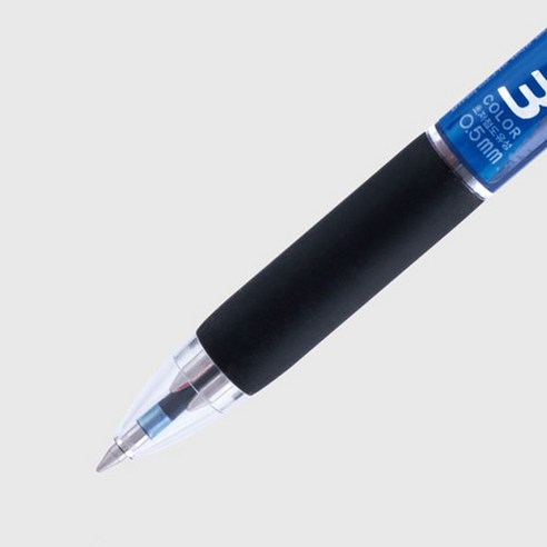 모닝글로리 세이프티 클립 3색 볼펜 - 부드러운 필기감의 사무용품