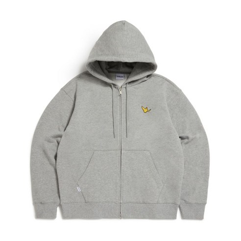 마크곤잘레스 MARK GONZALES ANGEL WAPPEN OG SWEAT ZIP-UP HOODIE - M/GREY