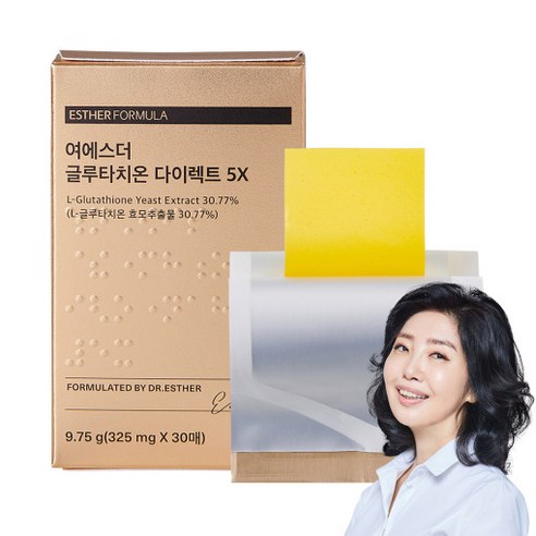 에스더포뮬러 여에스더 글루타치온 다이렉트 5X, 1통, 30매