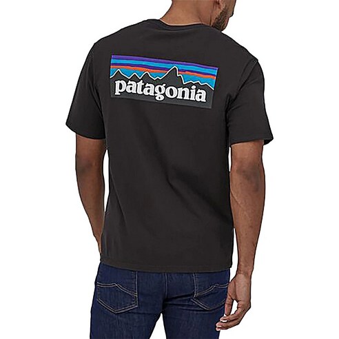 파타고니아 파타고니아 오가닉 p-6로고 반팔 티셔츠