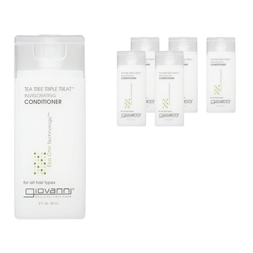 지오바니 티트리 트리플 트리트 활력 컨디셔너, 60ml, 6개