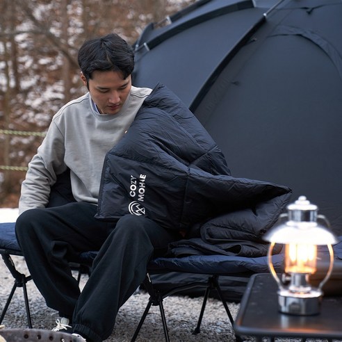 혹한을 녹이는 따뜻함, 코지모해 구스다운 캠핑 침낭과 함께 떠나는 겨울 여행