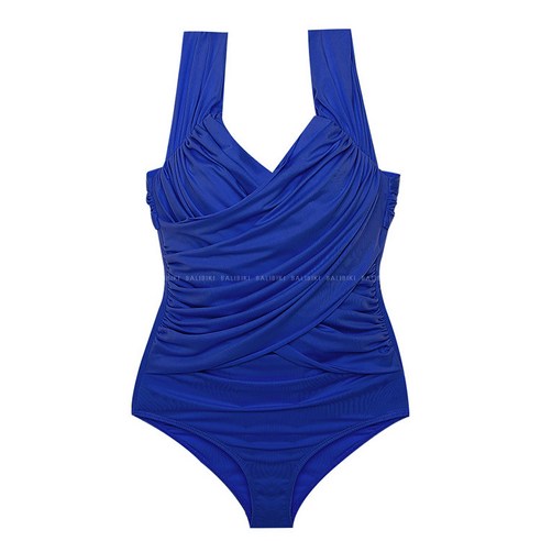 DFMEI 신작 원피스 수영복 단색 신작 여성용 해변 바캉스 수영복 여름, DFMEI 푸른 색