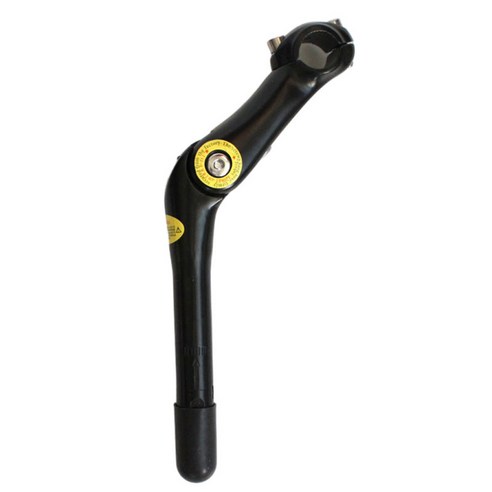 0-90도 마운틴 핸들 바 스템 라이저 핏 25.4mm 핸들 바, 알루미늄 합금, 검은 색