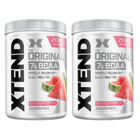 엑스텐드 더 오리지널 7g BCAA 워터멜론 익스플로전, 2개, 375g