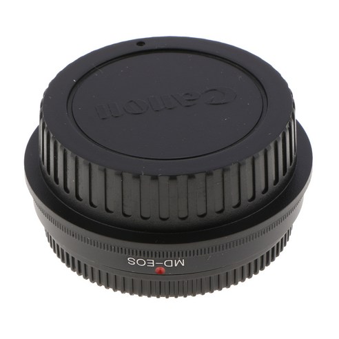 YSSHOP 미놀타 MD MC 렌즈 캐논 EOS EF 카메라 마운트 어댑터, 설명, 블랙, 금속