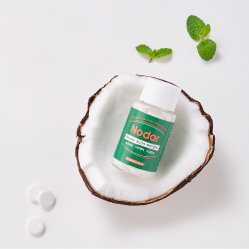 상쾌한 숨결, 자신감 있는 미소를 위한 필수템, 노도르 고체 가글