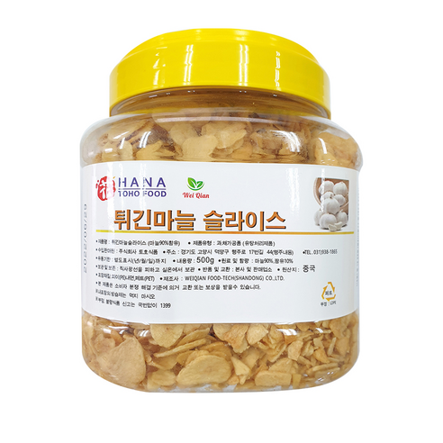 튀긴마늘 슬라이스, 500g, 1개