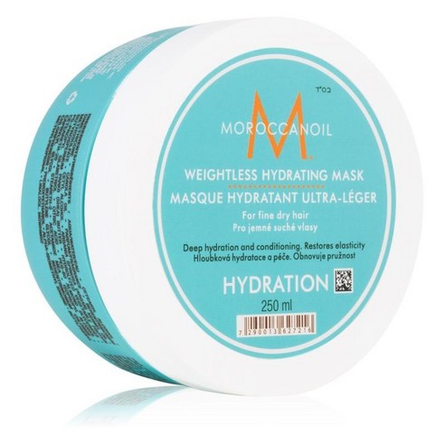 Moroccanoil Weightless Hydrating Mask 모로칸오일 웨이트리스 하이드레이팅 마스크 팩 250ml 1팩, 1개