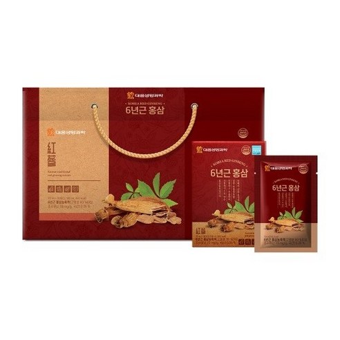 대웅 - 6년근 홍삼 70ml x 30포 정관장 홍삼원 60포 추석 명절 선물
