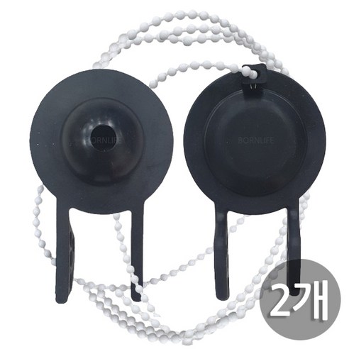 본라이프 양변기 덮개 PVC 마개 + 변기구슬줄, 검정