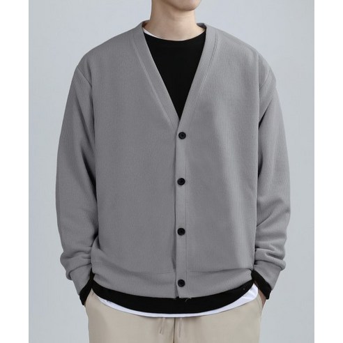 베리베인 VERYVAIN GAFF TEX CARDIGAN GRAY