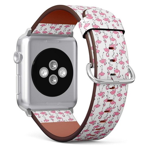 Art-Strap Big Apple Watch 42mm 및 44mm 시리즈 5 4 3 2 1 가죽 시계 손목 밴드 스트랩 팔찌 스테인리스 스틸 걸쇠 어댑터 플립 플롭 컬러