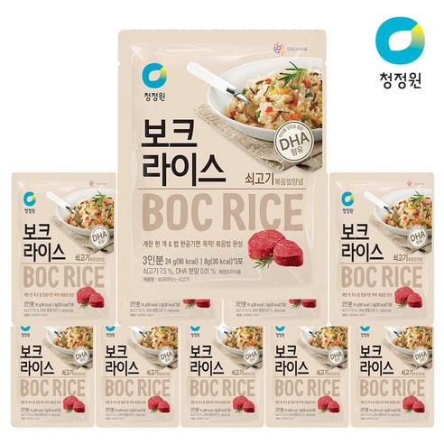 유니크앤몰 청정원 보크라이스 쇠고기볶음밥양념24g, 24g, 24ml, 10개
