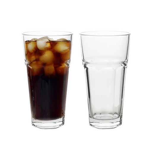 레이브 하이볼 글라스, 2개, 투명 370ml